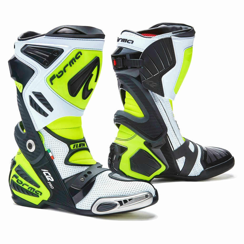 FORMAフォーマON ICE PRO FLOW レーシングブーツ ホワイト42 motorcycle boots | Forma Ice Pro Flow road racing white