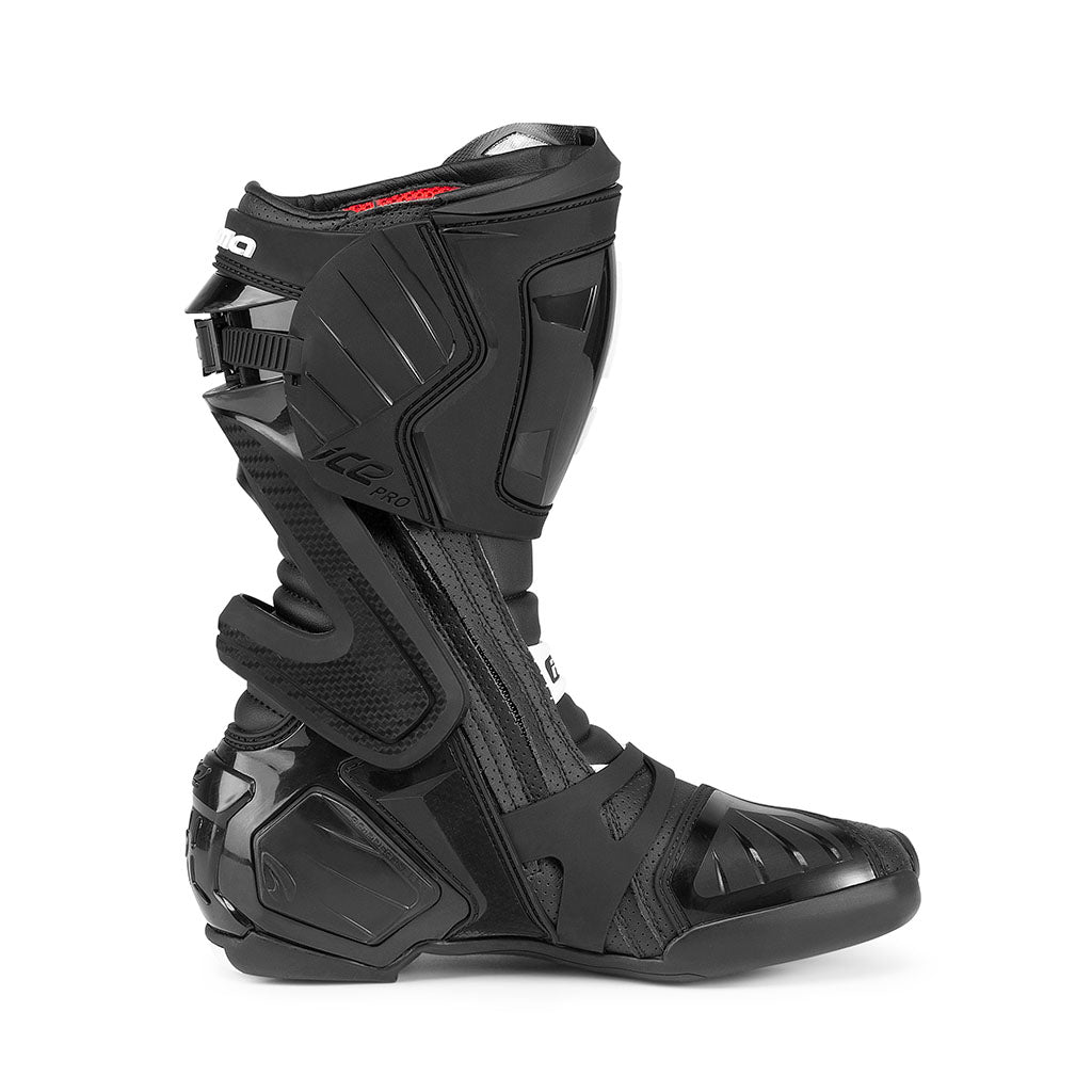 Forma ice pro boots flow motorcycle racing black footwear motogp gear tech track street road alpine home main support