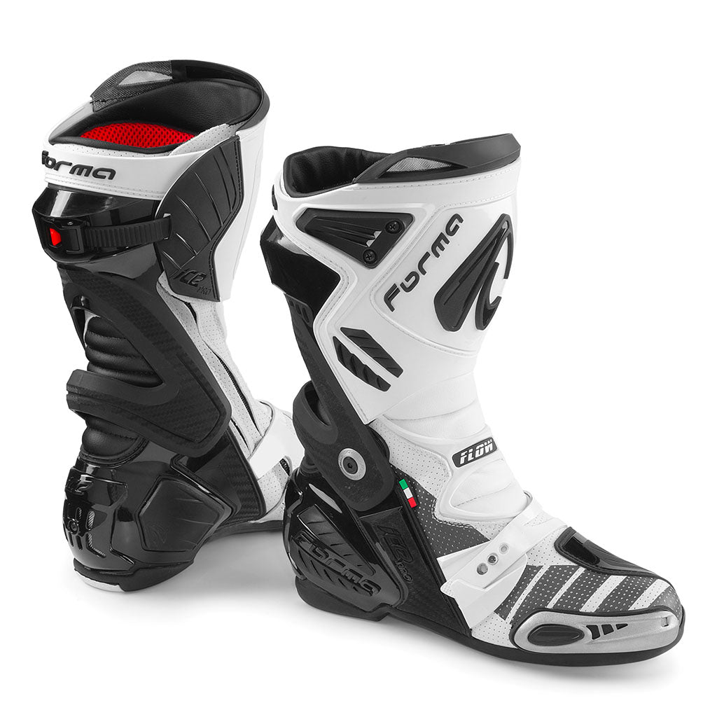 motorcycle boots | Forma Ice Pro Flow road racing red black street