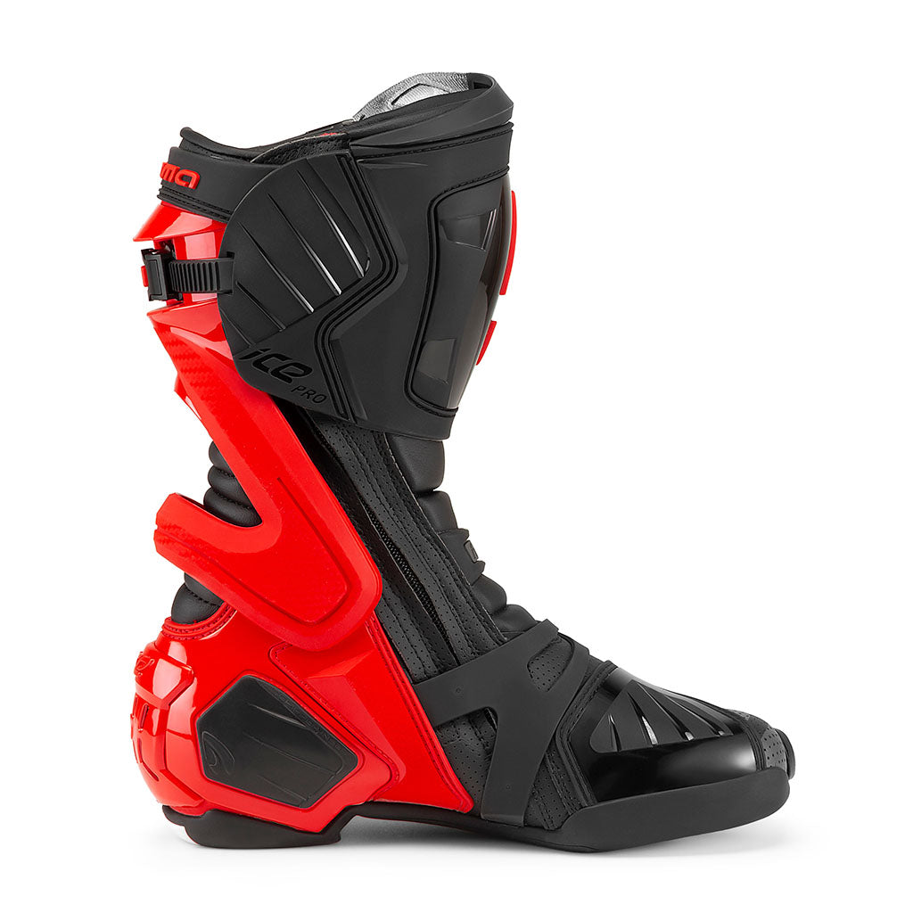 motorcycle boots | Forma Ice Pro Flow road racing red black street