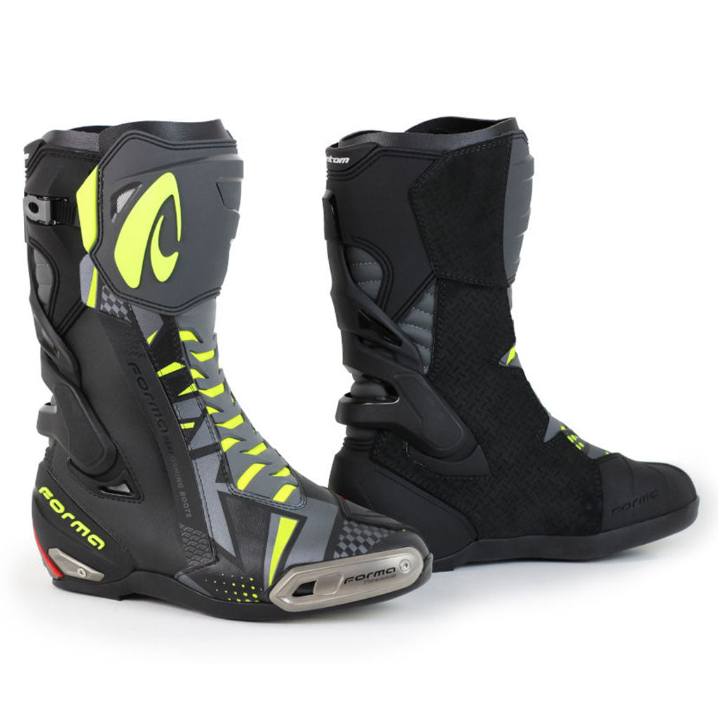 motorcycle boots | Forma Phantom black yellow road racing