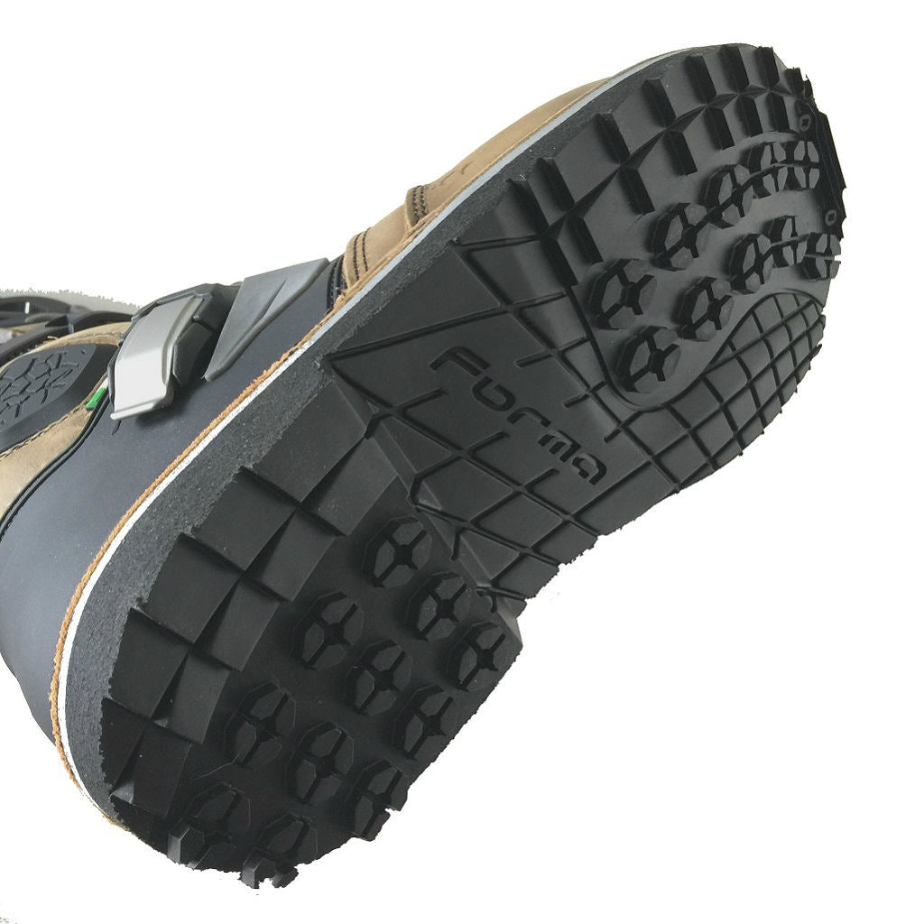 motorcycle boots | Forma Terra Evo Low brown adventure dual best