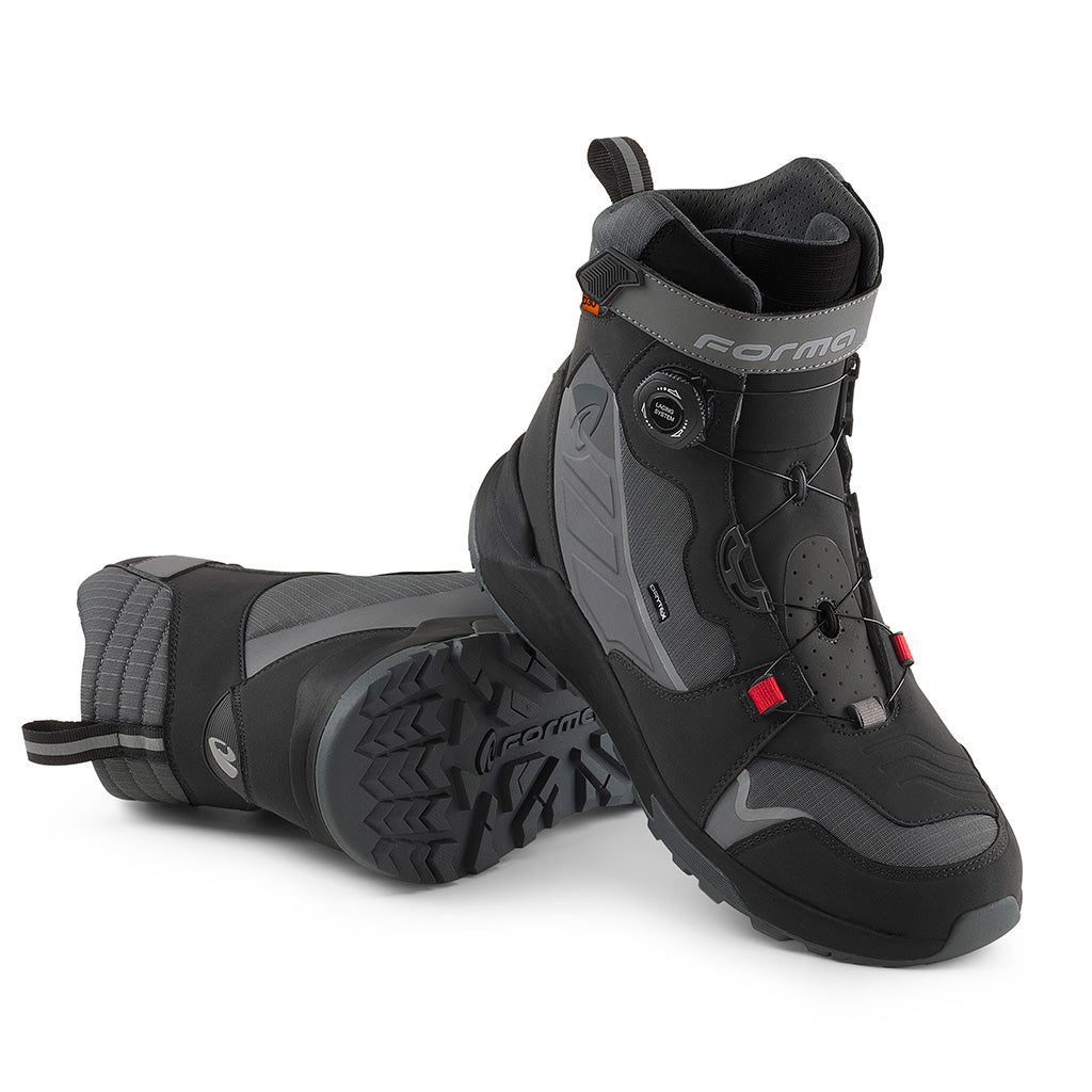 Forma motorcycle boots ADV kite riding adventure footwear riding gear tech alpine urban casual boa 