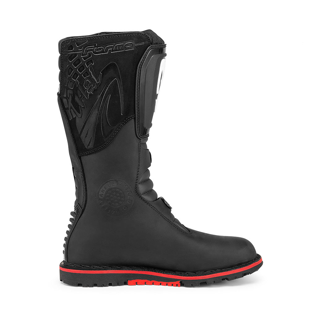 motorcycle boots | Forma Boulder black trial trials dual adv