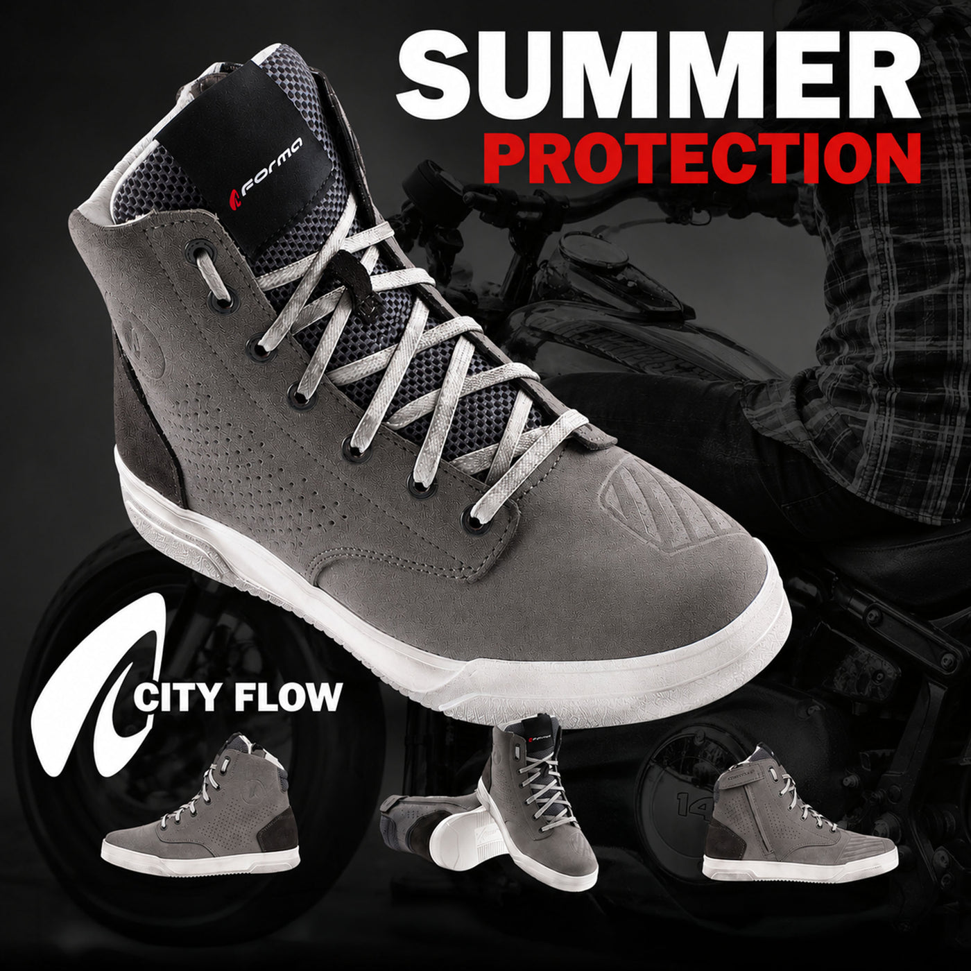 Forma boots motorcycle city flow summer main usa home riding alpine tech urban touring