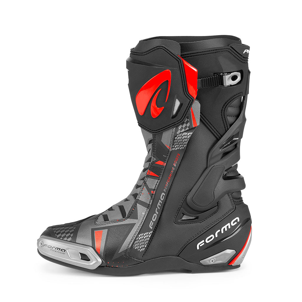 motorcycle boots | Forma Phantom black red road racing motogp