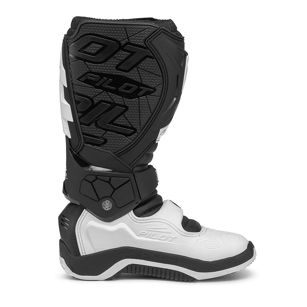 motocross boots Forma Pilot latest offroad boots in black white