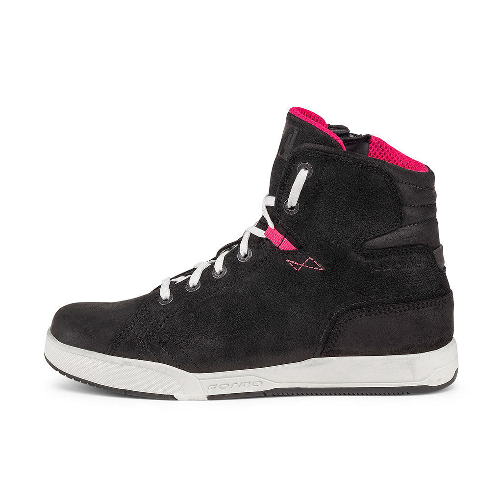 Forma swift x boots motorcycle womens  pink lady urban city white black footwear alpine gear tech track street road alpine home main support