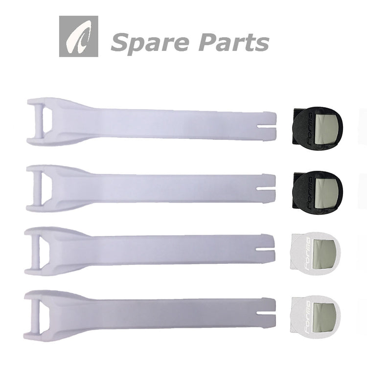 forma boots straps and spare parts white motorcycle riding gear